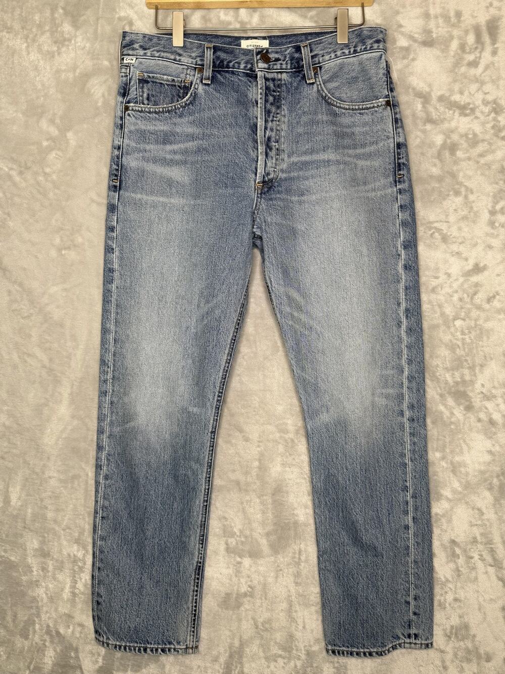 Citizens Of Humanity Charlotte Straight Leg Jeans Women 29 Medium Blue High Rise